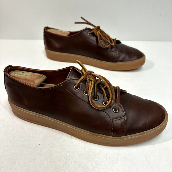 RARE EUC Rancourt & Co. Court Classic Sneakers Brown Chromexcel Maine USA 12 D - Picture 4 of 11